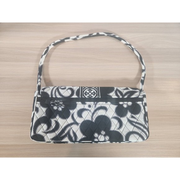 Vera Bradley Knot Just a Clutch in Night & Day - Purse - Handbag - Black & White - Picture 4 of 8